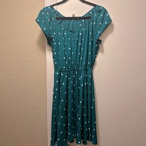 Dress with polka dots